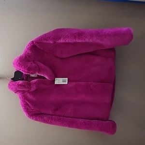 Milly Minis faux fur jacket